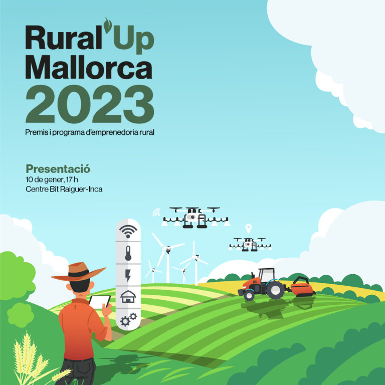 Mallorca Rural organitza els premis Rural’Up Mallorca 2023 per impulsar l’emprenedoria en l’àmbit rural